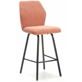 Marckeric Rožnato-oranžni barski stoli v kompletu 4 ks 65 cm Bei – Marckeric