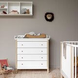 Oliver Furniture® previjalni predalnik white/oak | shoptok.hr