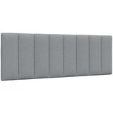 vidaXL Postelja z vzmetnico svetlo siva 120x200 cm blago | Shoptok.si