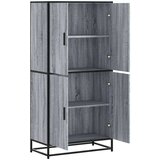 vidaXL Visoka ploča siva Sonoma 68x35x139 cm Konstruirano drvo | shoptok.hr