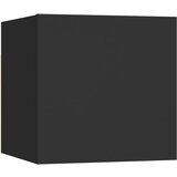 Furnova Nočna omarica črna 30,5x30x30 cm iverna plošča, (21927044) | Shoptok.si