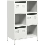  Visoka omara - Komoda - Predalnik bela 68x39x103,5 cm jeklo, (21717263) | Shoptok.si