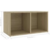 TV ormarić boja hrasta sonome 72x35x36 5 cm konstruirano drvo | shoptok.hr