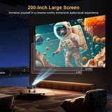 Zeus projektor P7-Ultra fhd/led LCD/7000LUM(400ANSI)/DuaWiFi/mirac/BT/HDMI/USB/zvuč/Android 12 | Eponuda.com