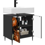  Kupaonski ormar LOCHEM Crni hrast 60 x 40 x 61 cm | shoptok.hr