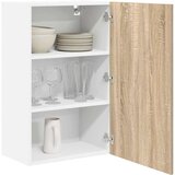 vidaXL viseći ormarić zidne riga sonoma hrast i bijela 50 x 31 x 80 cm | shoptok.hr