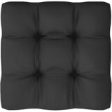 The Living Store Srednja vrtna sofa s antracit jastucima od borovine bijela | shoptok.hr