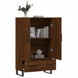  Visoka komoda smeđa boja hrasta 69,5x31x115cm konstruirano drvo | shoptok.hr