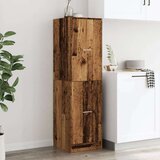vidaXL Lekarniška omara starinski les 40x41x144,5 cm inženirski les | Shoptok.si