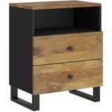  Noćni ormarić 50x33x62 masivno drvo bagrema i konstruirano drvo | shoptok.hr