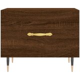 vidaXL Stolić za kavu smeđa boja hrasta 50x50x40 cm konstruirano drvo | shoptok.hr