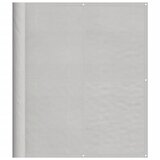 Balkonski zaslon svjetlosivi 120x600 cm 100 % poliester Oxford | shoptok.hr
