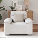 SOFA fotelja bijela 100x81x84 cm umjetna koža | shoptok.hr