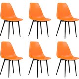 Maison Chic Jedilni stoli - Vzorci stoli 6 kosov oranžne barve PP A1222, (22030949) | Shoptok.si