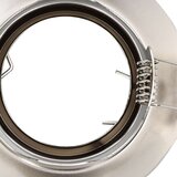 Lampa Set od 24 Srebrna Aluminij 9 cm Ugradne LED svjetlosti | shoptok.hr