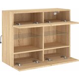  Zidni TV ormarić s LED svjetlima boja hrasta 78,5x30x60,5 cm | Eponuda.com