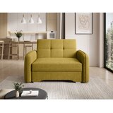 ELTAP Žuta sklopiva/s prostorom za odlaganje sofa od šenila 102 cm Laine – | shoptok.hr