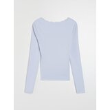Sinsay Bluza s dugim rukavima i čipkom na dekolteu | shoptok.hr