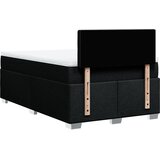  Krevet s oprugama i madracem crni 120 x 200cm od tkanine | shoptok.hr