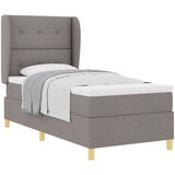  Krevet s opruga kutije Sivo-smeđa 200 x 80 cm tkanina | shoptok.hr
