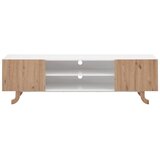 Bessagi Home tv element vira, bela, barva hrasta | Shoptok.si