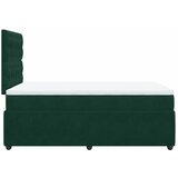 Box spring krevet s madracem tamnozeleni 120x200 cm baršunasti | shoptok.hr