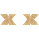 Bijoux Indiscrets Nalepke za prsi Flash Cross zlate | Shoptok.si