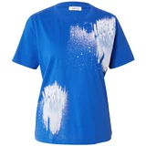 Esprit Majica kraljevsko plava / svijetloplava / bijela