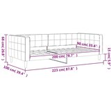 Dnevni krevet tamnozeleni 90 x 200 cm baršunasti | Eponuda.ba
