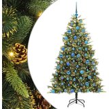  Umjetno Drvo za Božić s Šišarkama Zelena 180 cm | shoptok.hr