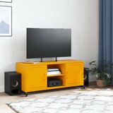 vidaXL TV omarica gorčično rumena 100,5x39x43,5cm hladno valjano jeklo Cene