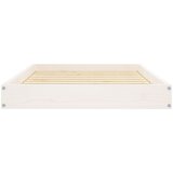  Krevet za pse bijeli 91,5 x 64 x 9 cm od masivne borovine | shoptok.hr
