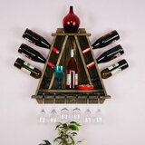 Hanah home Raf072 Dark Oak Kitchen Shelf | ePonuda.com