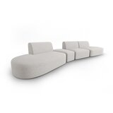 Milo Casa Svetlo siva sedežna garnitura iz šenilje levi kot 428 cm Paolo – | Shoptok.si