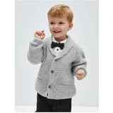 LC Waikiki Shawl Collar Basic Baby Boy Knitwear Cardigan