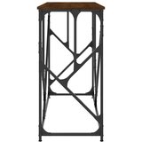  Konzolni stol boja smeđeg hrasta 100x40x80 cm konstruirano drvo | shoptok.hr