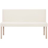  Klupa od umjetne kože 139,5 cm krem | Eponuda.com
