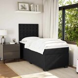  Box spring krevet s madracem crni 90x190 cm baršunasti | shoptok.hr
