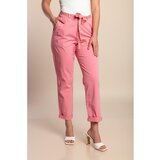 Fenzy Plus Size Bombažne Hlače, Roza | Shoptok.si