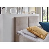 Meise Möbel Bež oblazinjena zakonska postelja z letvenim dnom 140x200 cm Piano – | Shoptok.si