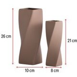 WALLXPERT vaza sprial set brown | Eponuda.com