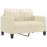  2-dijelni set sofa s jastucima krem od umjetne kože | Eponuda.com