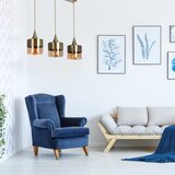 Conceptum Hypnose luster Sahra, 16x16x55 cm, E27 , Zlatne boje | ePonuda.com