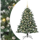  Umjetno božićno drvce Zelena 120 cm PVC, Plastika i Čelik | shoptok.hr