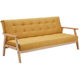 Livetastic ZOFA S POSTELJNO FUNKCIJO, naravne barve, gorčično rumena les, tekstil | Shoptok.si