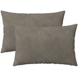  Presvlaka za jastuk 2 pcs HEERLEN Svjetlosiva 50 x 70 cm Baršun | shoptok.hr