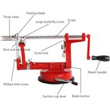 Venisymlis 3-v-1 rezalnik za jabolka iz nerjavečega jekla, litoželezni lupilec, sesalna osnova, (22071778) | Shoptok.si