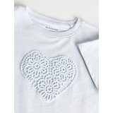 Reserved - Majica kratkih rukava sa zakrpom - bljedoplavo | shoptok.hr