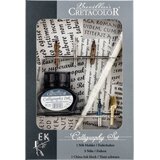  Umjetnički set za kaligrafiju Cretacolor 7kom (držač, tinta, pera ) Cene