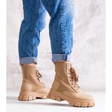 Gemre Beige ankle boots with elastic upper Zogba | ePonuda.com